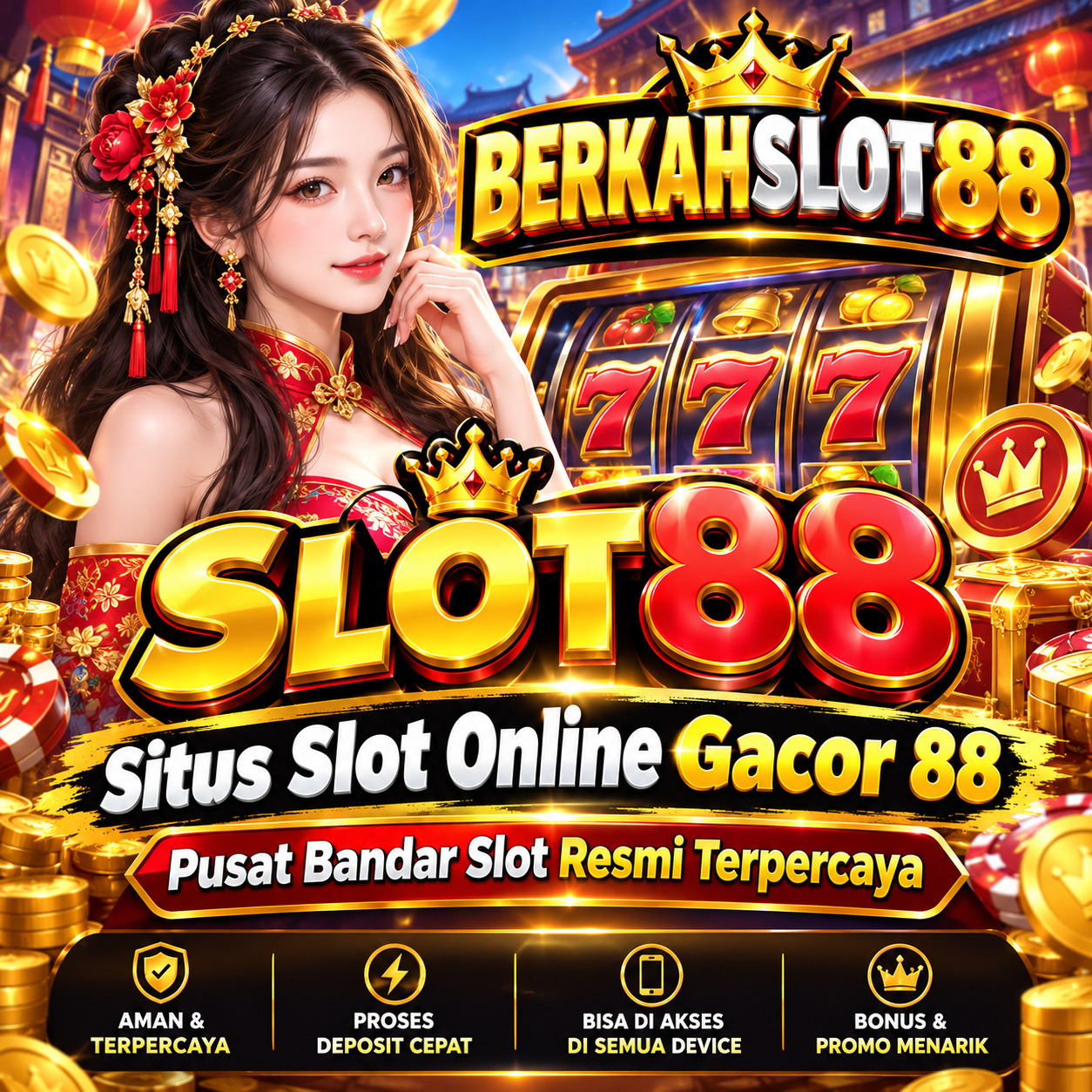BONUS NEW MEMBER 100% BERKAHSLOT88